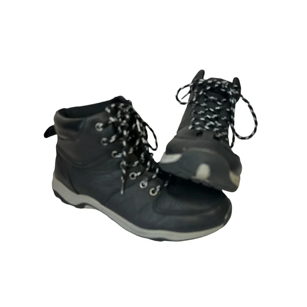 Joseph Allen Hi Top Tennis Shoes SKU:2564 STYLE:JA06091 Youth Size‎ 5 Black